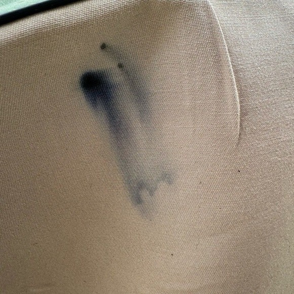 Tory Burch Ella Printed Canvas Tote Bag Floral Green Leather Straps - Picture 6 of 12